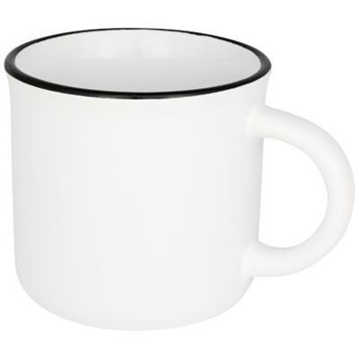 Tasse en céramique rétro 310ml Lakevie Blanc