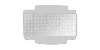 Mug de 230 ml blanc en céramique Jukea - Marquage autour