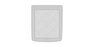 Mug de 230 ml blanc en céramique Jukea - Marquage Recto