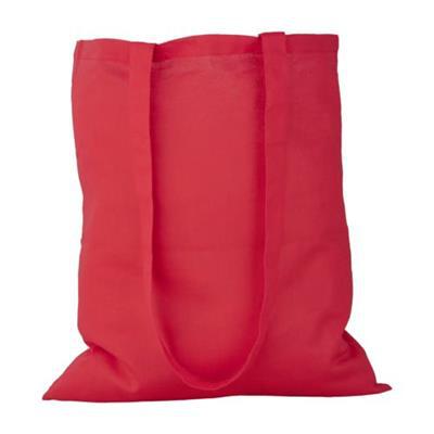 Sac shopping coloré écologique en coton Grumye Rouge
