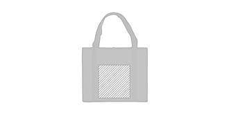 Sac de rangement pliable avec poignées Cranie - Marquage Recto