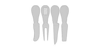 Set de couteaux à fromage en acier Barotye - impression sur le 2ème article