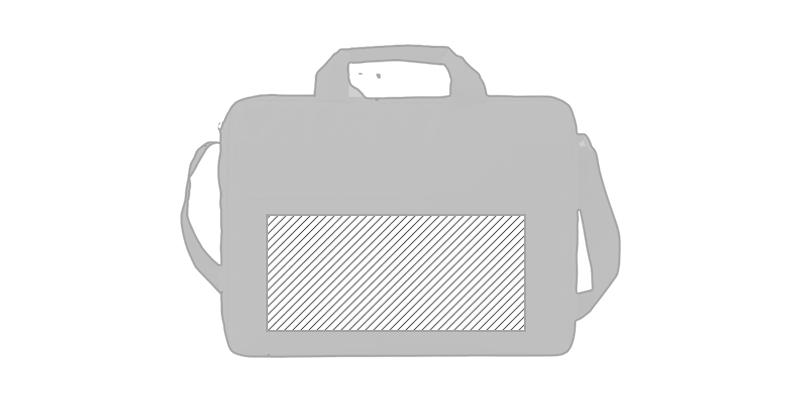 OBG.PUB - Sac en 300D pour ordinateur portable 15,6" Oklaho - Marquage Recto Sac en 300D pour ordinateur portable 15,6" Oklaho - Marquage Recto