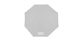 Parapluie pliant manuel en polyester Koja - Impression 1er pan du parapluie