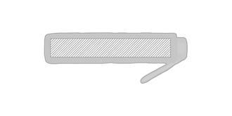 Parapluie pliant manuel en polyester Koja - Impression pochette recto