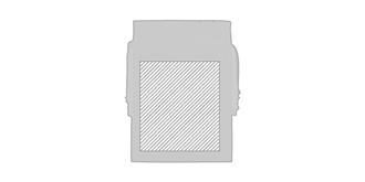 Sac cadeau en coton recyclé Girondis - Marquage Recto