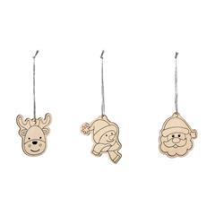 OBG PUB - Set coloriage en bois pour Noël avec crayon Windan