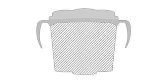 Mug isolant Brite-Americano grande 350ml - Marquage autour