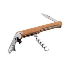 OBG PUB - Tire-bouchon en bois avec décapsuleur Karien