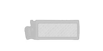 Briquet Minicricket - Marquage Recto