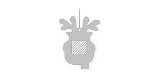 Ornements de en forme de renne Gutyro - Marquage Verso