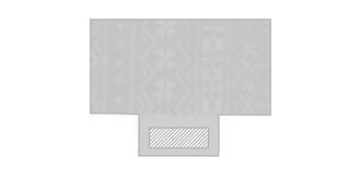 Couverture polaire de 240g/m² avec sac Laposiar - Marquage Recto