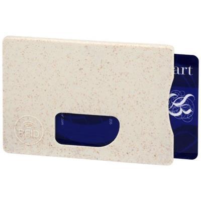 Porte-carte RFID en plastique PP durable Strawbe Beige