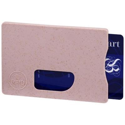 Porte-carte RFID en plastique PP durable Strawbe Rose