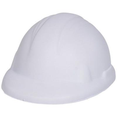 Casque de chantier anti-stress en plastique PU Sar Blanc