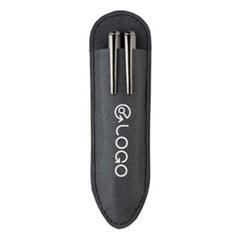 Parure de stylos en cuir recyclé avec étui Costion