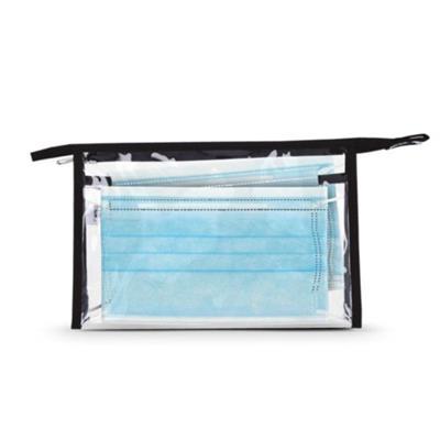 OBG.PUB - Trousse avec masques chirurgicaux en PVC Charou Noir Trousse avec masques chirurgicaux en PVC Charou Noir