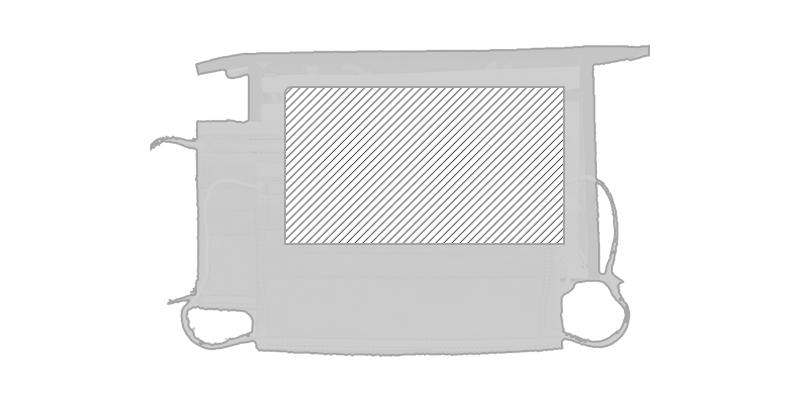 OBG.PUB - Trousse avec masques chirurgicaux en PVC Charou - Marquage Recto Trousse avec masques chirurgicaux en PVC Charou - Marquage Recto