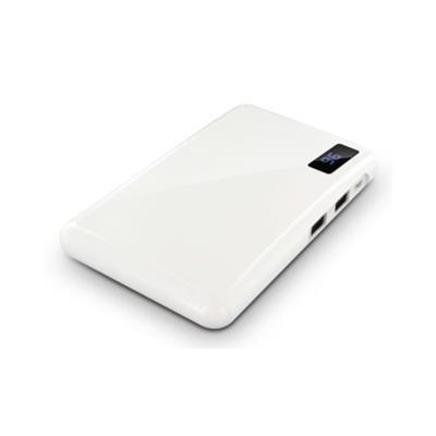 Chargeur de secours rechargeable de 8.000 mAh Jyre Blanc