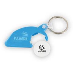 Porte-clé coloré plastique ABS avec anneau Koare