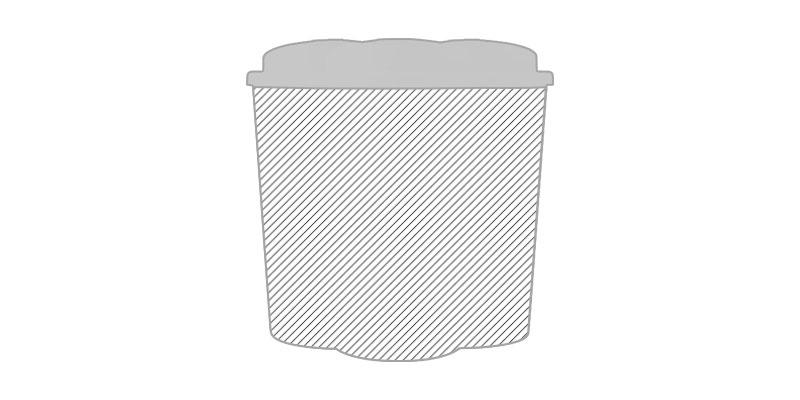 OBG.PUB - Gobelet isolant Americano 350 ml Drik - Marquage autour Gobelet isolant Americano 350 ml Drik - Marquage autour