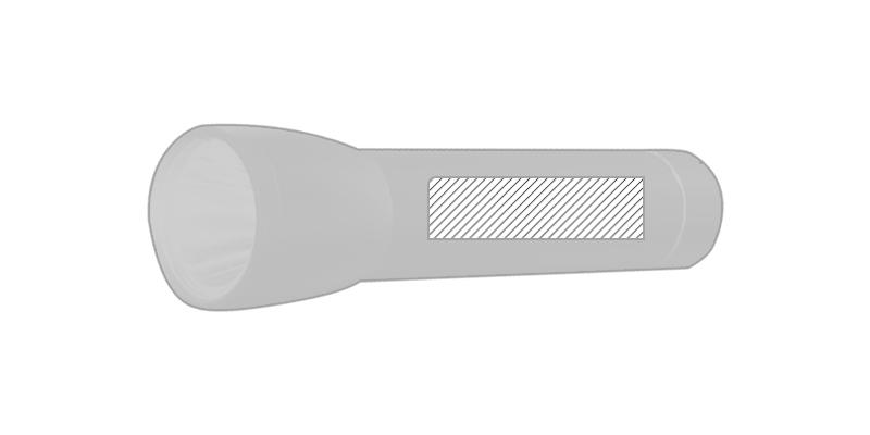 OBG.PUB - Power-bank avec fonction torche en aluminium Hoka - Marquage Recto Power-bank avec fonction torche en aluminium Hoka - Marquage Recto