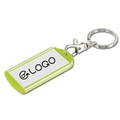 Porte-clés/étiquette en ABS avec mousqueton Risper