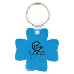 Porte-clés de forme trèfle en ABS Trayre