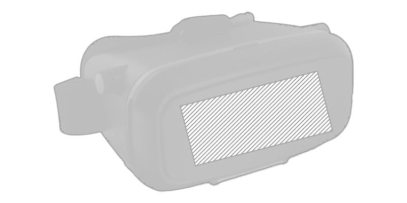 OBG.PUB - Casque lunette de réalité virtuelle en ABS Abinca - Marquage Recto Casque lunette de réalité virtuelle en ABS Abinca - Marquage Recto