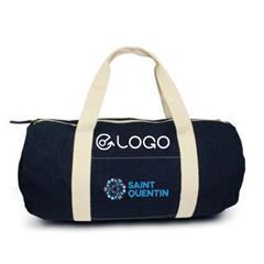 OBG.PUB - Sac polochon en jean coton Meltan Sac polochon en jean coton Meltan