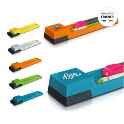 Règle plumier pop chic en ABS Plumot Orange