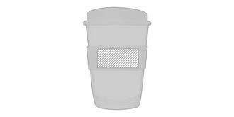 Gobelet Americano Cortado 300ml avec bandeau anti - Bandeau