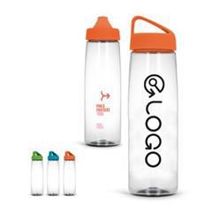 Gourde transparente avec couvercle coloré Vokar