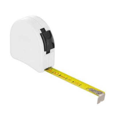 Mètre ruban en polystyrène avec blocage Boomie Blanc