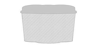 Gobelet isolant Americano Espresso 250ml - Marquage autour