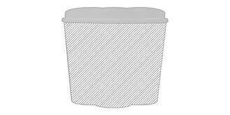 Gobelet isolant 350ml avec couvercle anti-fuite Go - Marquage autour