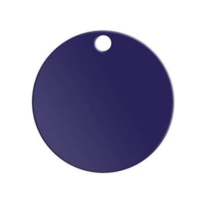 Jeton de dimension 23 mm en polystyrène (PS) Graye Bleu marine