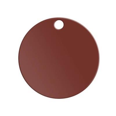 Jeton de dimension 23 mm en polystyrène (PS) Graye Chocolat