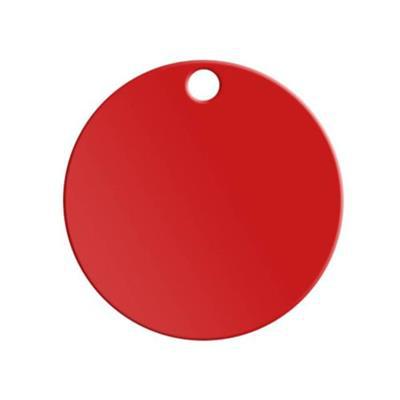 Jeton de dimension 23 mm en polystyrène (PS) Graye Rouge