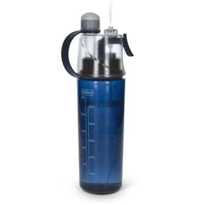 Gourde 600ml en Tritan avec brumisateur Gozzy Bleu