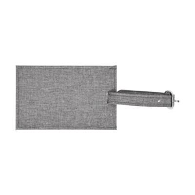 OBG.PUB - Étiquette de valise chic en polyester Flayden Gris Étiquette de valise chic en polyester Flayden Gris