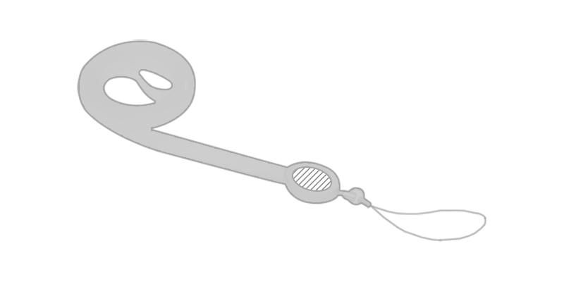 OBG.PUB - Lanière tour de cou pour téléphone en PVC Laian - Marquage Recto Lanière tour de cou pour téléphone en PVC Laian - Marquage Recto