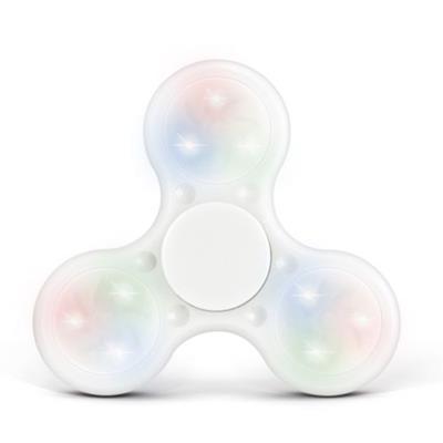 Hand spinner antistress en plastique ABS Jissy Blanc