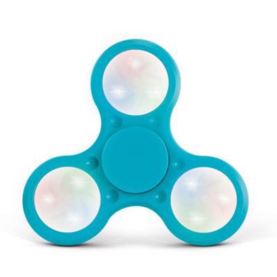 Hand spinner antistress en plastique ABS Jissy Bleu