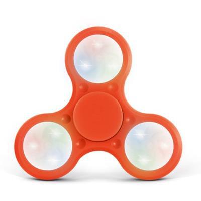 Hand spinner antistress en plastique ABS Jissy Orange
