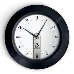 Horloge murale radio pilotée en plastique Loam