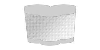 Verre Nirmal 500ml en PP Verro - Marquage autour