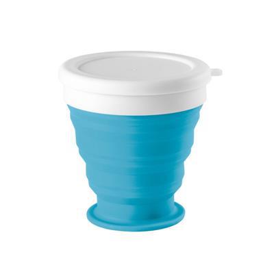 Goblet de voyage pliable 250 ml Astrode Bleu ciel