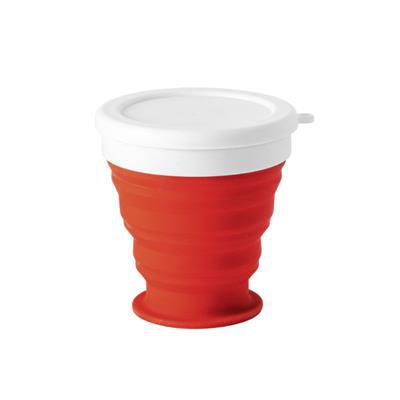 Goblet de voyage pliable 250 ml Astrode Rouge