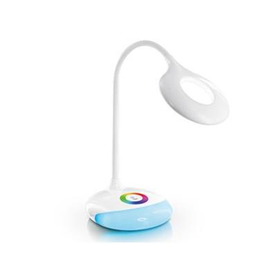 Lampe de bureau avec ambiance multicolore Monie Blanc